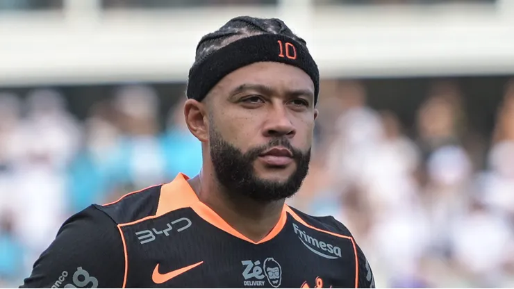- Memphis Depay jogador do Corinthians durante partida