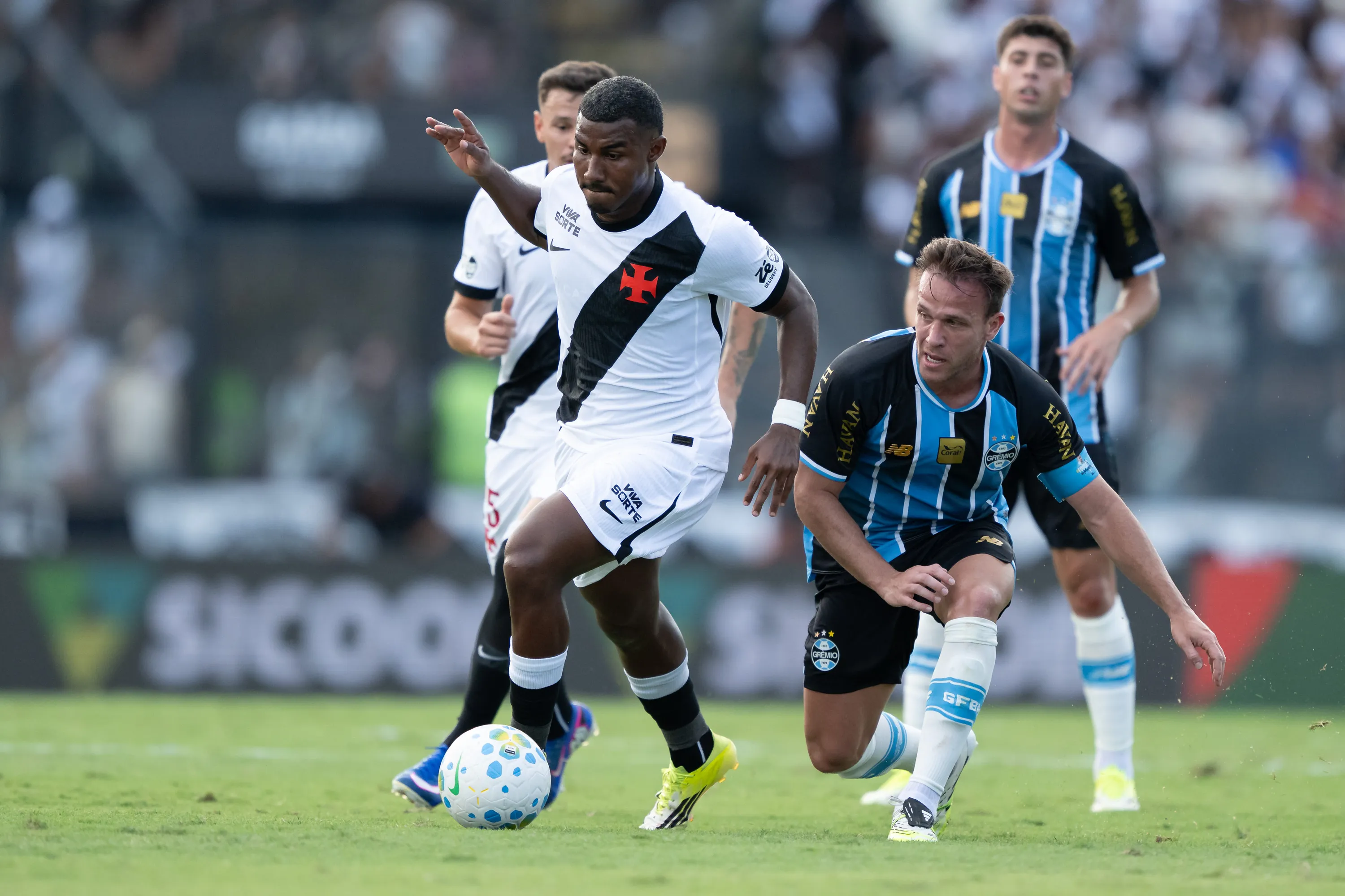 Vasco venceu o Grêmio na última rodada do Brasileirão. Foto: Jorge Rodrigues/AGIF