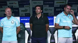 Comissão técnica do Palmeiras em partida no Allianz Parque - Foto: Ettore Chiereguini/AGIF