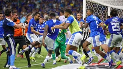 A confusão no final do estadual