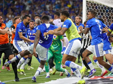 Jogadores do Cruzeiro recebem quatro jogos de punição após confusão