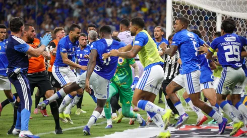 A confusão no final do estadual