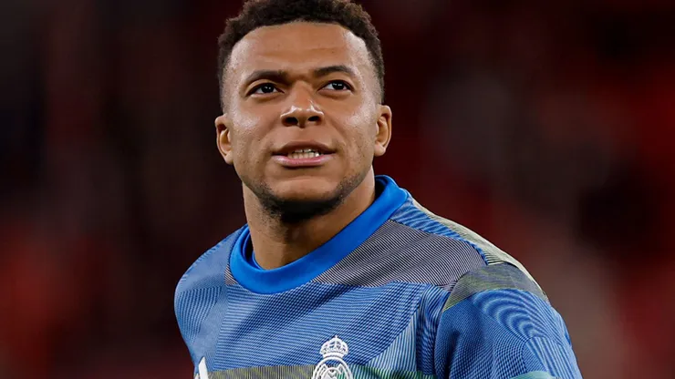Kylian Mbappé pelo Real Madrid. Foto: Divulgação/Real Madrid