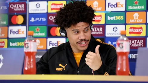 Gabriel Sara durante coletiva. Photo by Jan Kruger/Getty Images