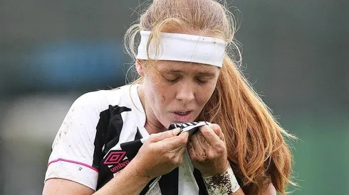 Ketlen, jogadora do Santos. Foto: Pedro Ernesto Guerra Azevedo