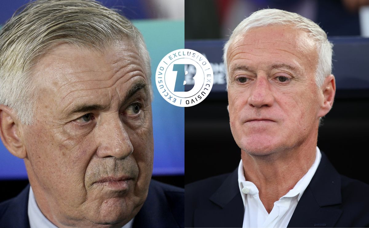 Carlo Ancelotti enfrenta Mbappé e vantagem de 65% de aproveitamento de Deschamps em Brasil x França