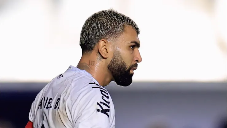 - Gabigol jogador do Santos durante partida contra o Sao Paulo no estadio Vila Belmiro