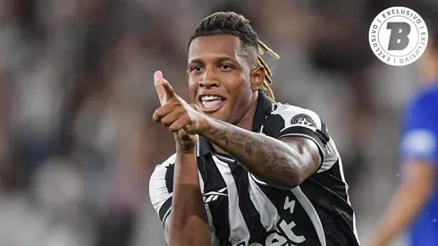 Danilo jogador do Botafogo comemora seu gol durante partida contra o Cruzeiro no estádio Engenhão pelo campeonato Brasileiro A 2026.