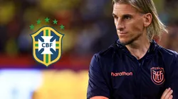 Técnico do Equador jogou pressão ao Brasa - Foto Franklin JacomeGetty Images