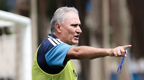 Tite no Cruzeiro. Foto: Gustavo Martins/ Cruzeiro