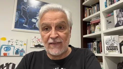 Sormani durante vídeo publicado no YouTube sobre descontentamento no Santos