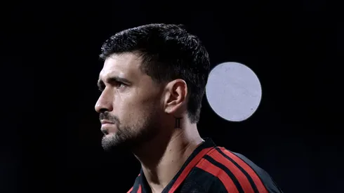 - Arrascaeta jogador do Flamengo durante partida contra o Corinthians