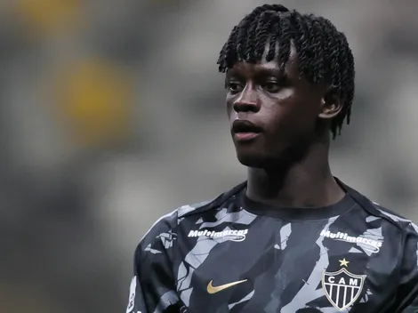 Cissé, do Atlético-MG, treina normalmente com bola pela seleção de Guiné