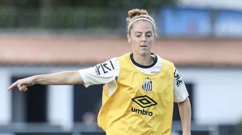 Larroquette em treino do Santos no CT Rei Pelé - Foto: Reinaldo Campos/Santos F.C.