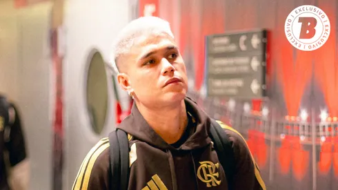 Luiz Araújo jogador do Flamengo durante viagem com o elenco