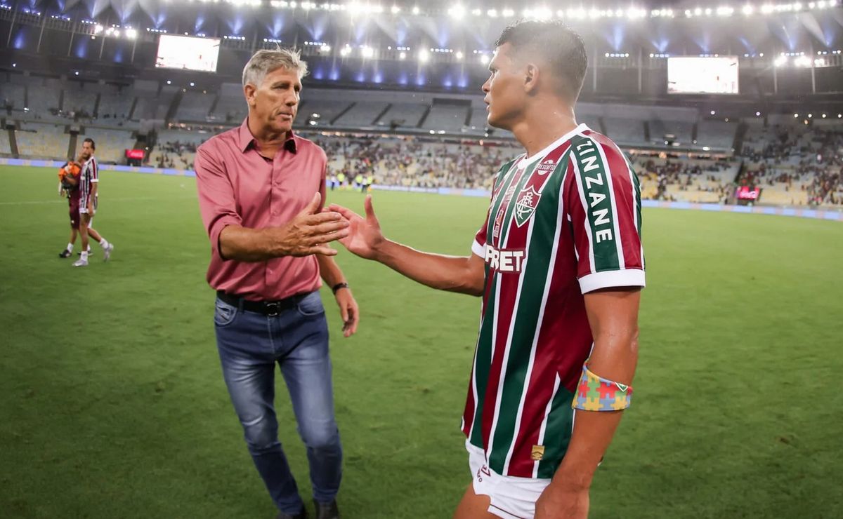 Thiago Silva estava insatisfeito com Renato Gaúcho no Fluminense, informa jornalista Victor Lessa