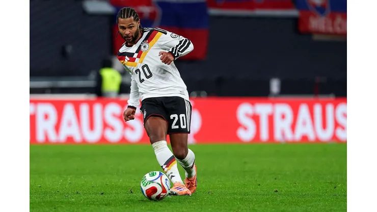 Serge Gnabry na partida Alemanha x Eslováquia. Contributor:Ralph Metzger
