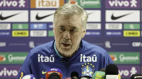 Ancelotti na Seleção Brasileira. Foto: Rafael Ribeiro/CBF