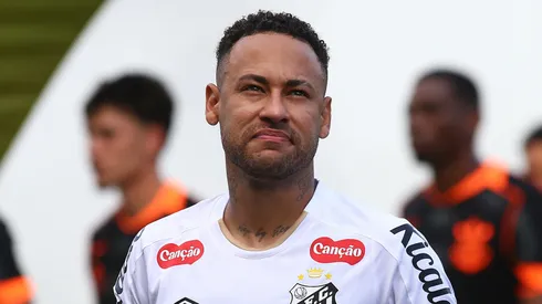 SP - SANTOS - 15/03/2026 - BRASILEIRO A 2026, SANTOS X CORINTHIANS - Neymar Jr jogador do Santos durante partida contra o Corinthians no estadio Vila Belmiro pelo campeonato Brasileiro A 2026. Foto: Mauricio De Souza/AGIF