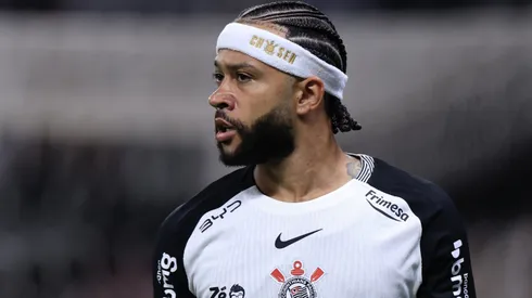 Memphis Depay, jogador do Corinthians durante partida contra o Capivariano no estadio Arena Corinthians pelo campeonato Paulista 2026. Foto: Marcello Zambrana/AGIF