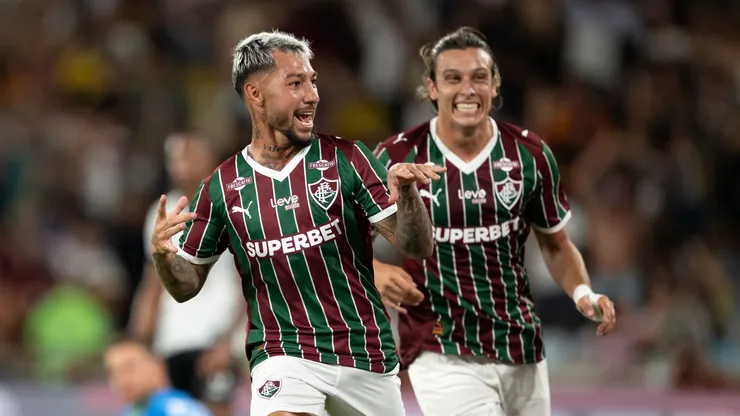Acosta e Canobbio são os artilheiros do Fluminense no Brasileirão. Foto: Jorge Rodrigues/AGIF
