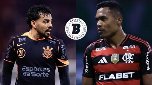 Matheus Bidu leva vantagem sobre laterais do Flamengo. Foto: Marcello Zambrana/AGIF