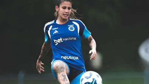 Gaby Soares, jogadora do Cruzeiro. Foto: Gustavo Martins/Cruzeiro