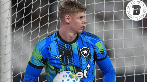 Raul se consolida em meio à crise no gol do Botafogo. Foto: Thiago Ribeiro/AGIF