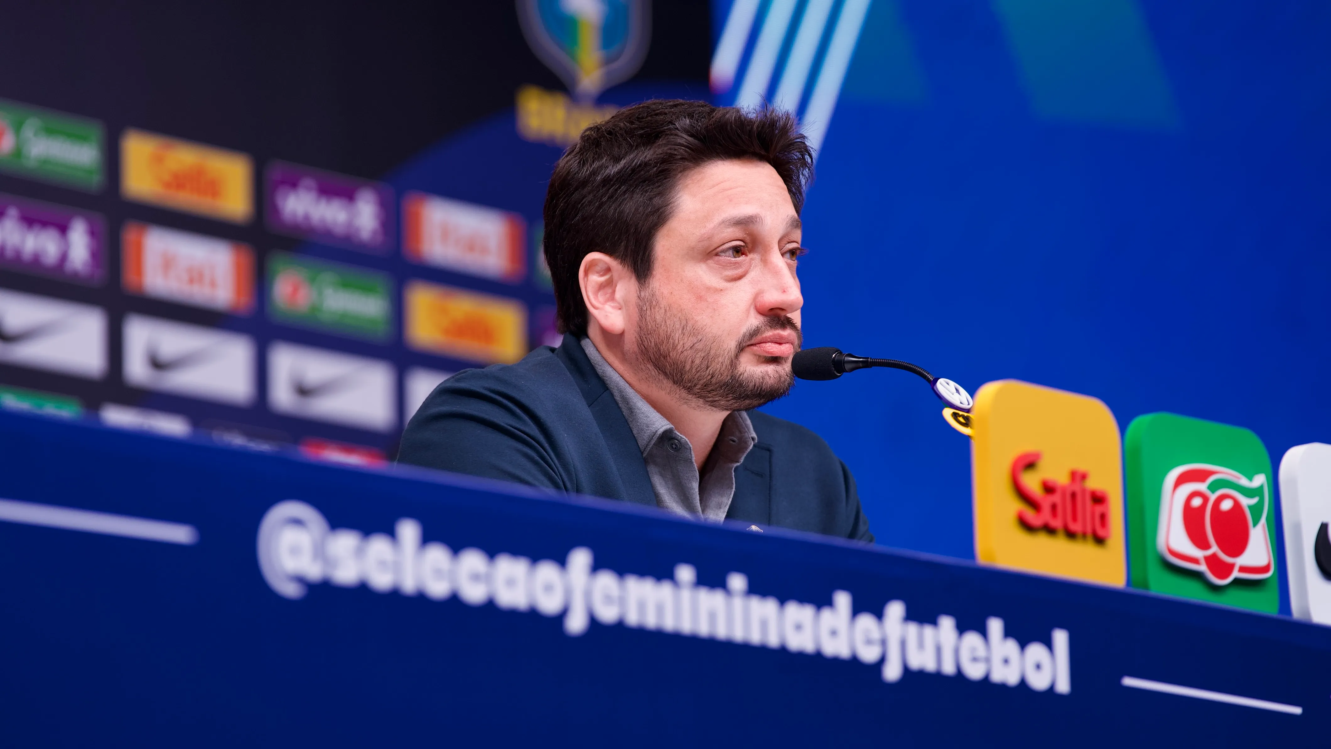 Arthur Elias na convocação para o FIFA Series. Foto: Divulgação/CBF