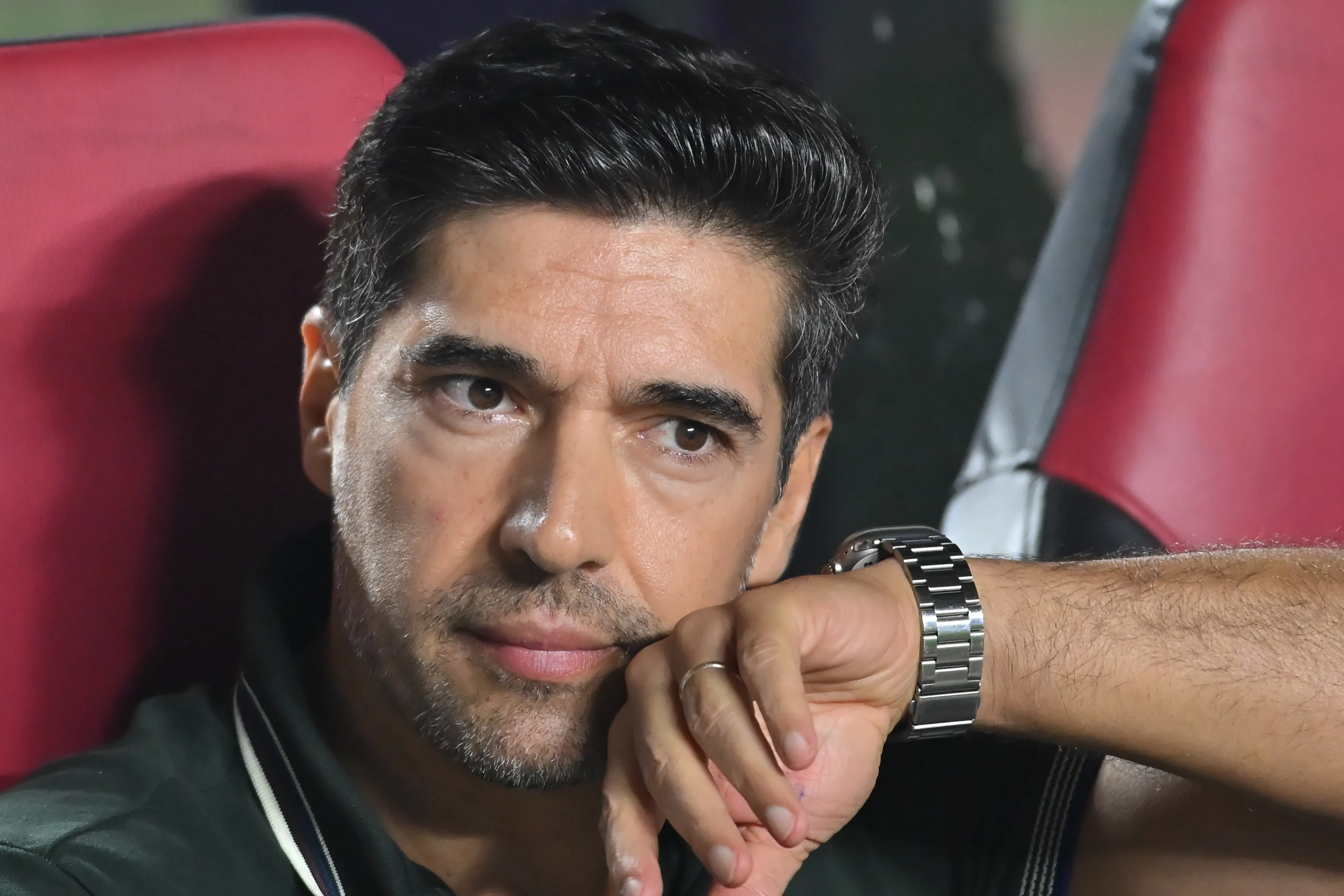 Abel Ferreira tecnico do Palmeiras durante partida contra o Sao Paulo no estadio Morumbi pelo campeonato Brasileiro A 2026. Foto: Jota Erre/AGIF