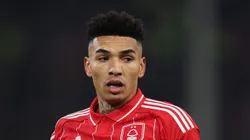 Igor Jesus durante partida do Nottingham Forest