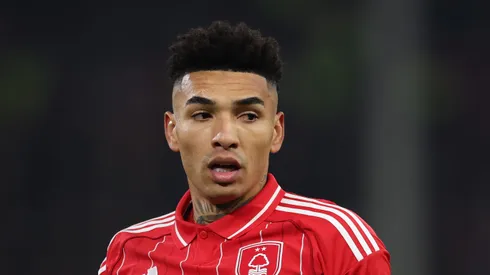 Igor Jesus durante partida do Nottingham Forest