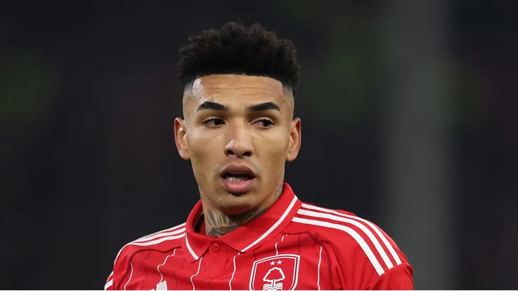 Igor Jesus durante partida do Nottingham Forest