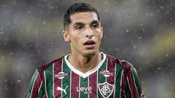 Keven Serna jogador do Fluminense durante partida contra o Marica no estadio Maracana pelo campeonato Carioca 2026.
