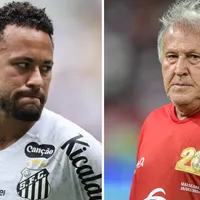 Zico critica falta de profissionalismo de Neymar no Santos