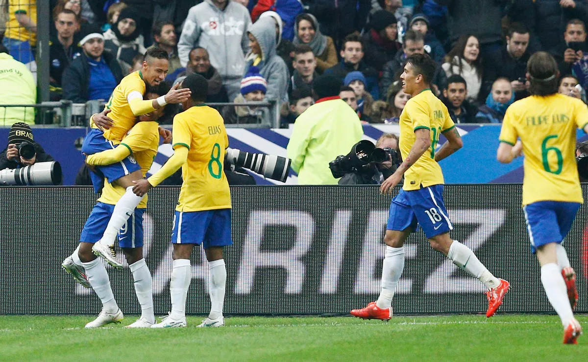 Último confronto entre Brasil e França teve vitória canarinha em pleno Stade de France