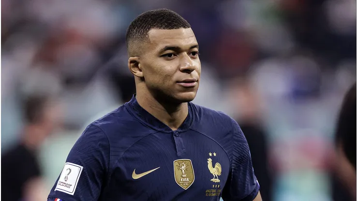 Mbappé na seleção francesa.