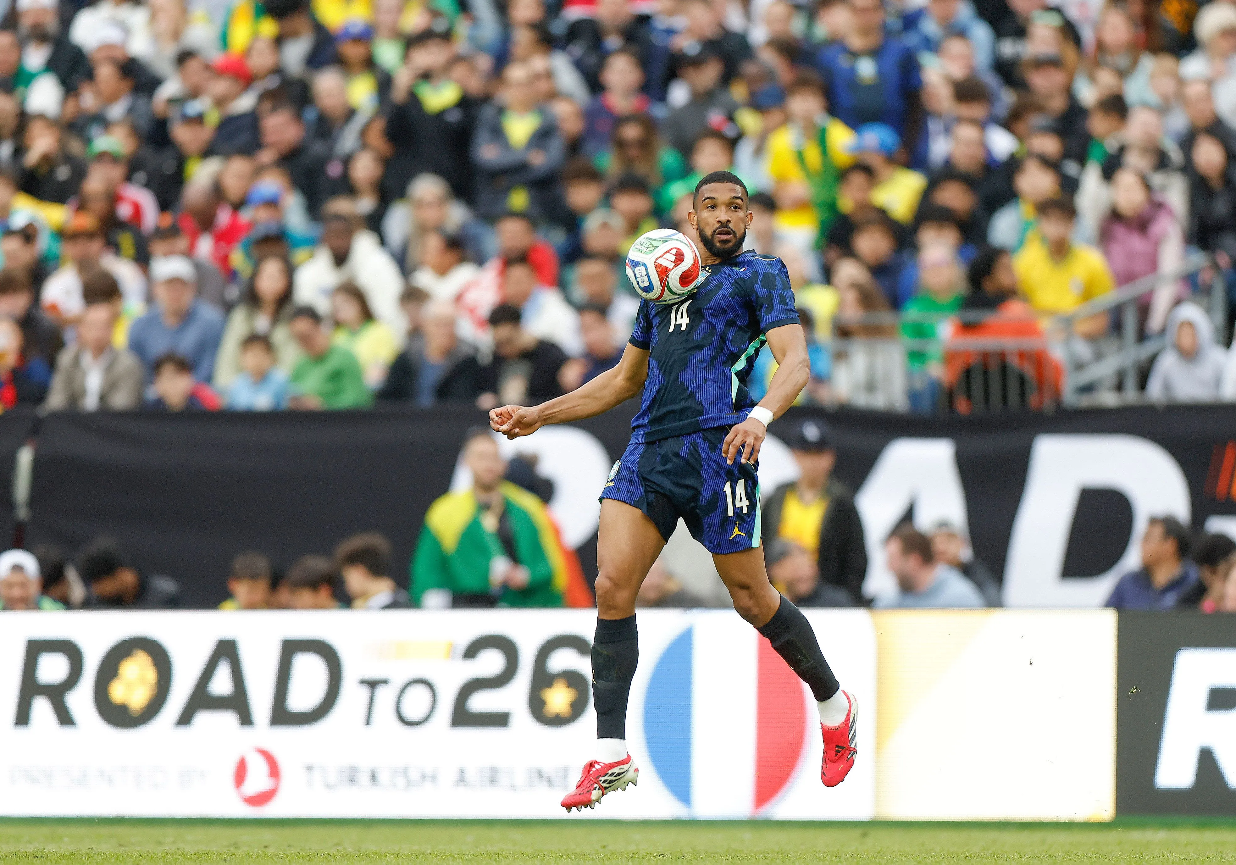Bremer marcou o único gol do Brasil contra a França. Foto: Rafael Ribeiro/CBF