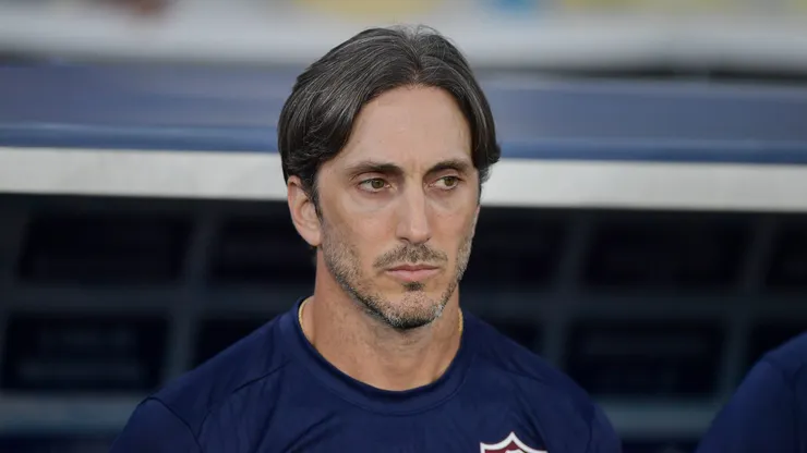 Zubeldía é o técnico do Fluminense. Foto: Thiago Ribeiro/AGIF