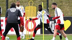 Seleção alemã enfrenta Gana. Foto: Federico Gambarini/dpa/Alamy