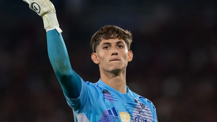 Leonardo Nannetti durante jogo do Sub-20 no Maracanã.