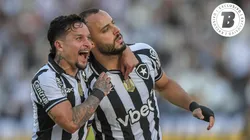 Artur (à esquerda), do Botafogo, virou alvo do Santos no fim da janela doméstica de contratações no Brasil - Foto: Thiago Ribeiro/AGIF