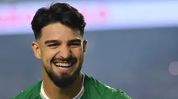 Flaco Lopez jogador do Palmeiras durante partida contra o Sao Paulo no estadio Morumbi pelo campeonato Brasileiro A 2026. Foto: Jota Erre/AGIF