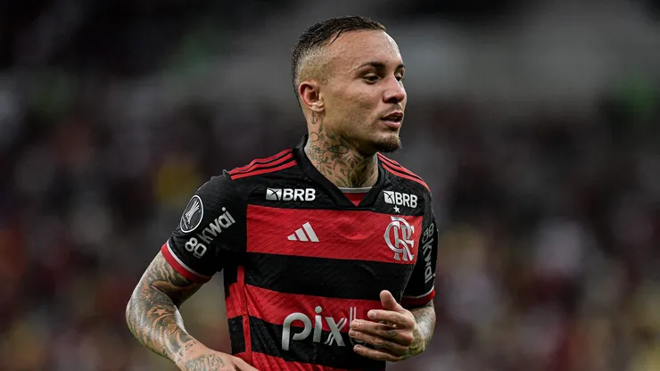Everton Cebolinha em ação pelo Flamengo