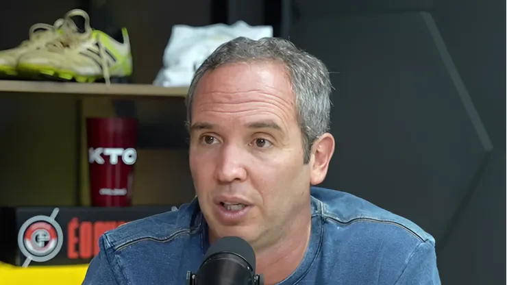 Caio Ribeiro falou sobre Ney Jr. na Globo. Foto: Reprodução/YouTube Charla Podcast.