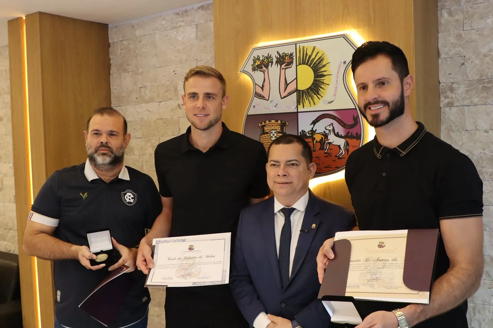 Klaus durante o evento na Câmara Municipal. Foto: Elielton Santana / Remo