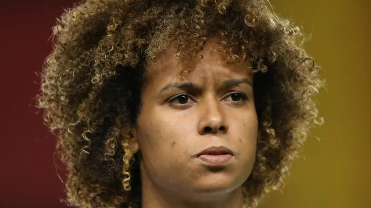 Aline Milene, jogadora do São Paulo. Foto: Marlon Costa/AGIF