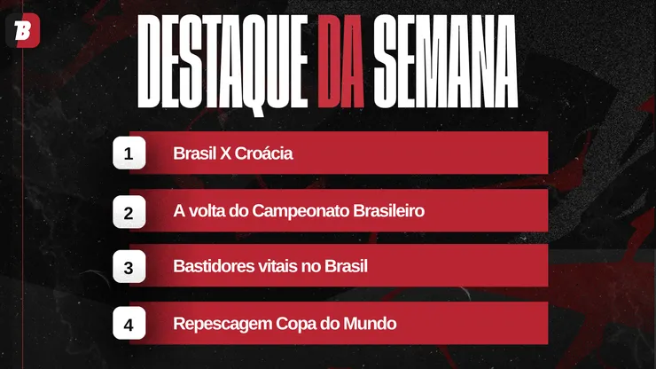 Confira a agenda da semana.