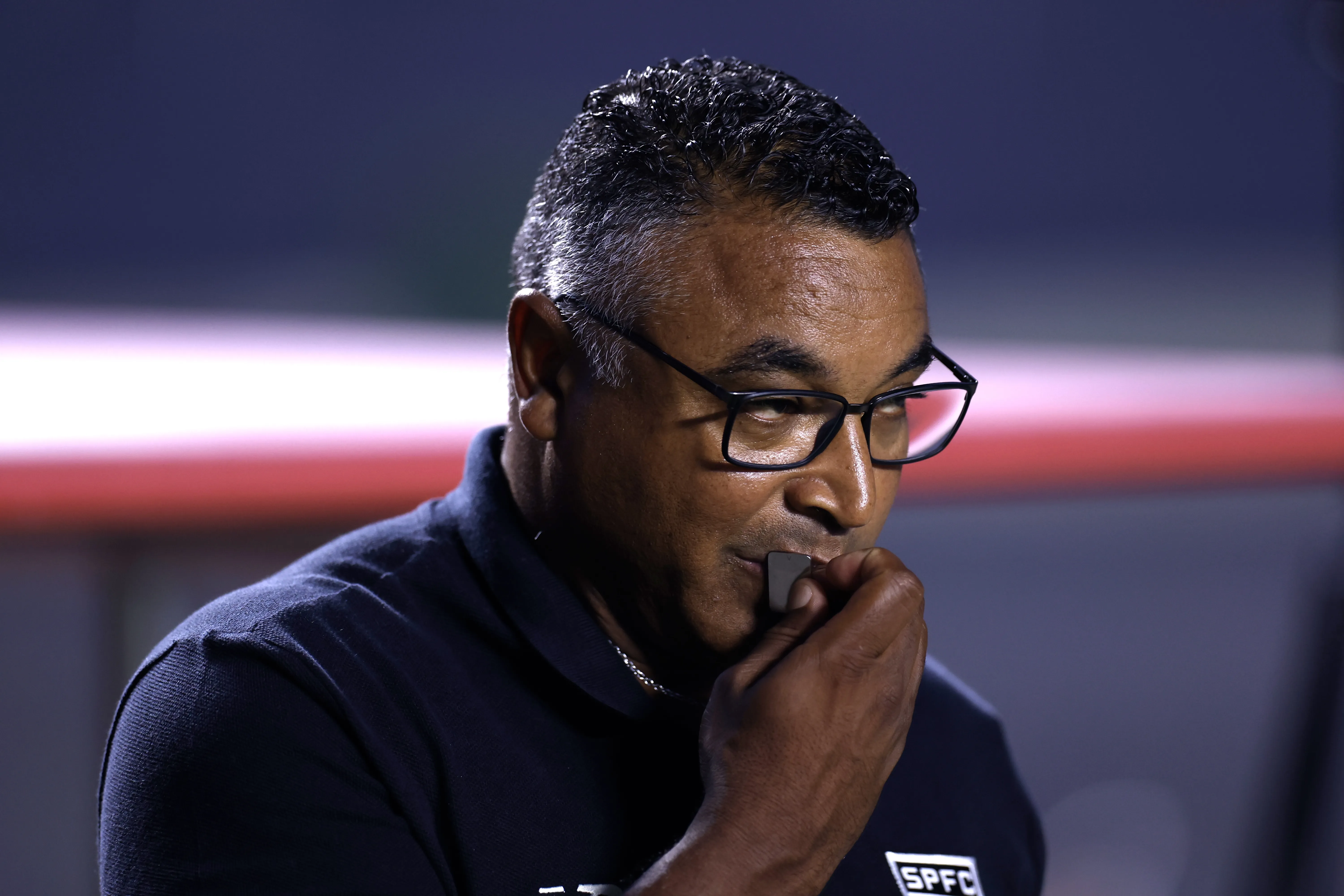 SP – SAO PAULO – 21/03/2026 – BRASILEIRO A 2026, SAO PAULO X PALMEIRAS – Roger Machado tecnico do Sao Paulo durante partida contra o Palmeiras no estadio Morumbi pelo campeonato Brasileiro A 2026. Foto: Marcello Zambrana/AGIF