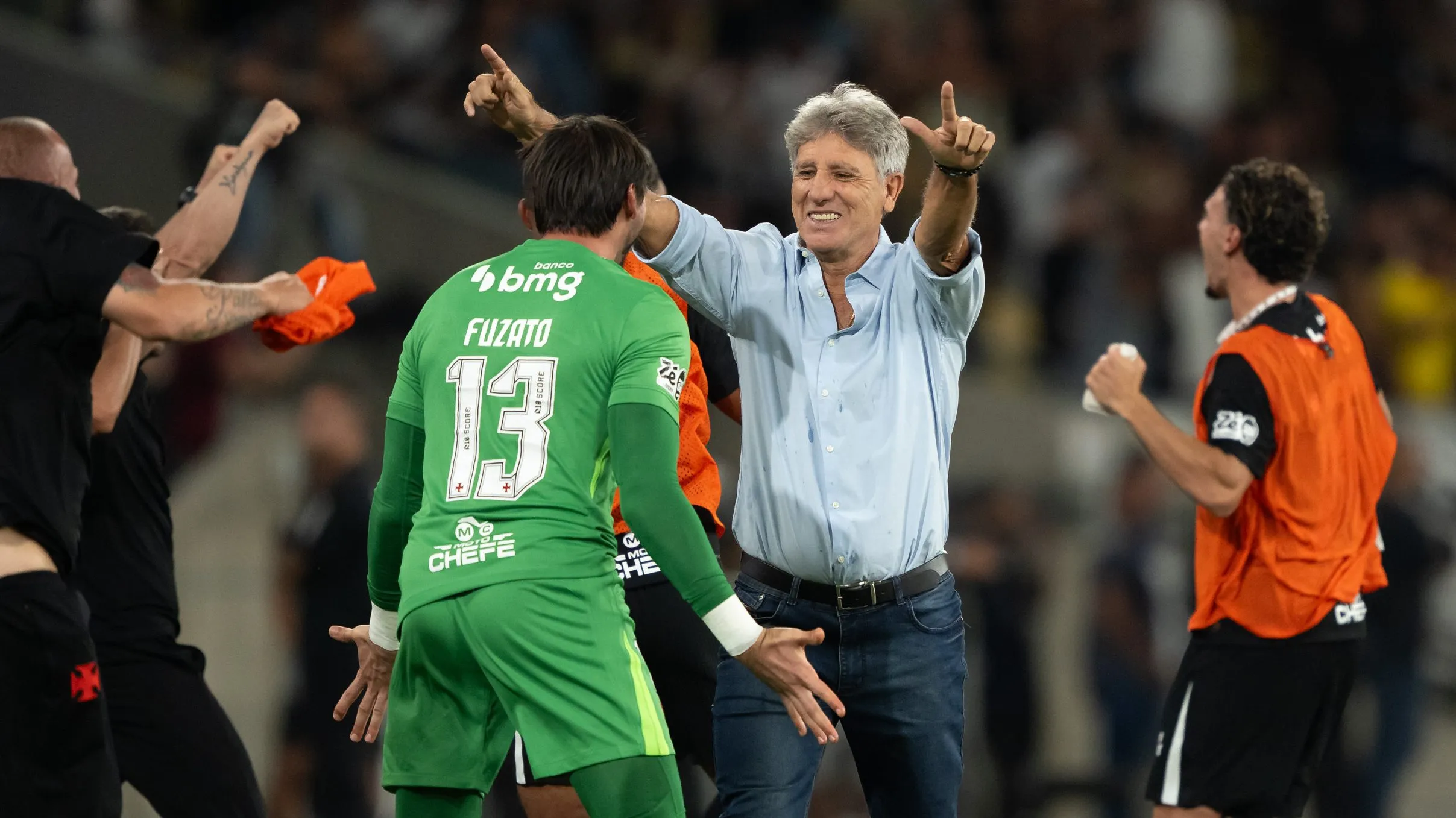 Renato Gaucho tecnico do Vasco durante partida contra o Fluminense no estadio Maracana pelo campeonato Brasileiro A 2026. Foto: Jorge Rodrigues/AGIF
